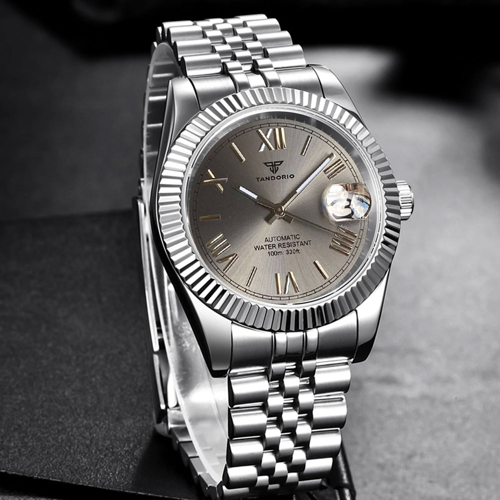 Rolex Watch Datejust - Tandorio 20ATM Diving 36mm 39mm Sunburst