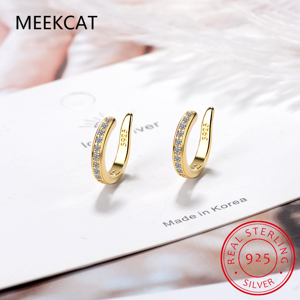 Ear Cuff No Piercing - Orecchini a clip con polsino dell'orecchio