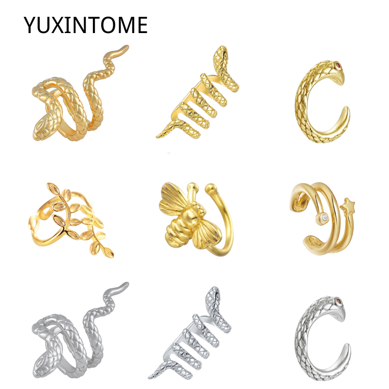 Ear Cuff No Piercing - 1PC placcato oro 24K vintage creativo