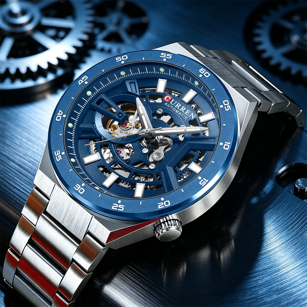 Automatic Watch Winder - Orologio da Uomo CURREN, Automatico, Sportivo,