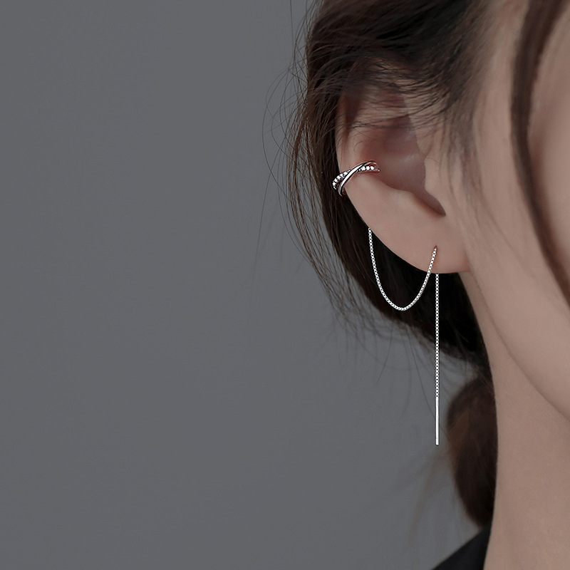 Orecchini a clip con doppia ca - Ear Cuff No Piercing recensione e prezzo