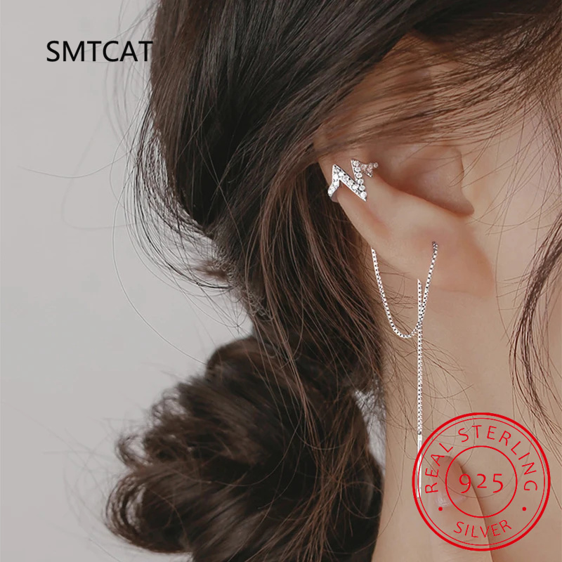 Orecchini a clip con doppia ca - Ear Cuff No Piercing recensione e prezzo