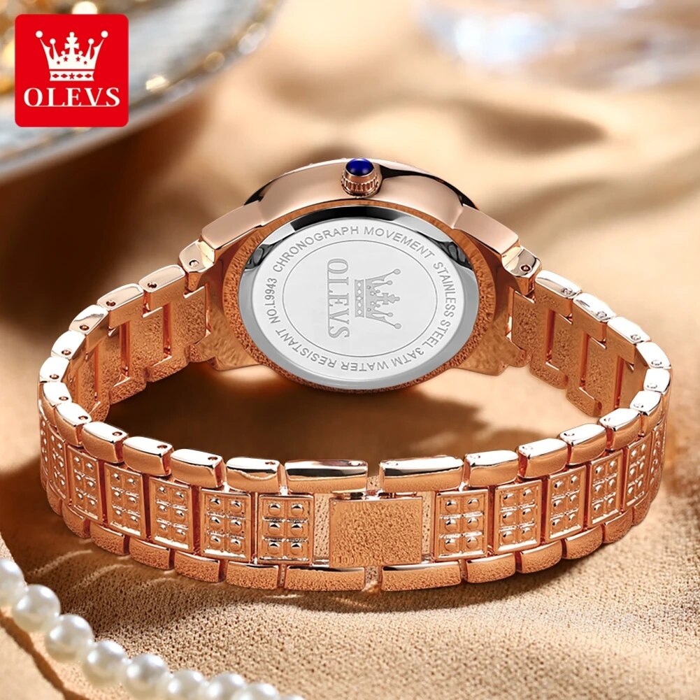 OLEVS 9943 Orologio al quarzo  - Jewelry Watches Gold recensione e prezzo