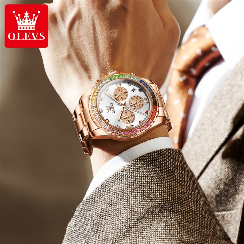 OLEVS 2939 Orologio di lusso c - Rolex Watch Datejust recensione e prezzo