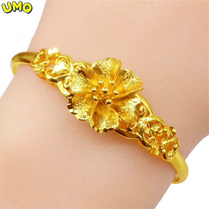 UMQ bracciale in oro 24k 999 o - Cuff Bangle Bracelet recensione e prezzo