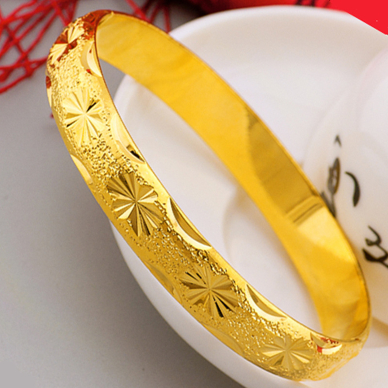 UMQ bracciale in oro 24k 999 o - Cuff Bangle Bracelet recensione e prezzo