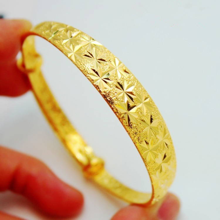 UMQ bracciale in oro 24k 999 o - Cuff Bangle Bracelet recensione e prezzo