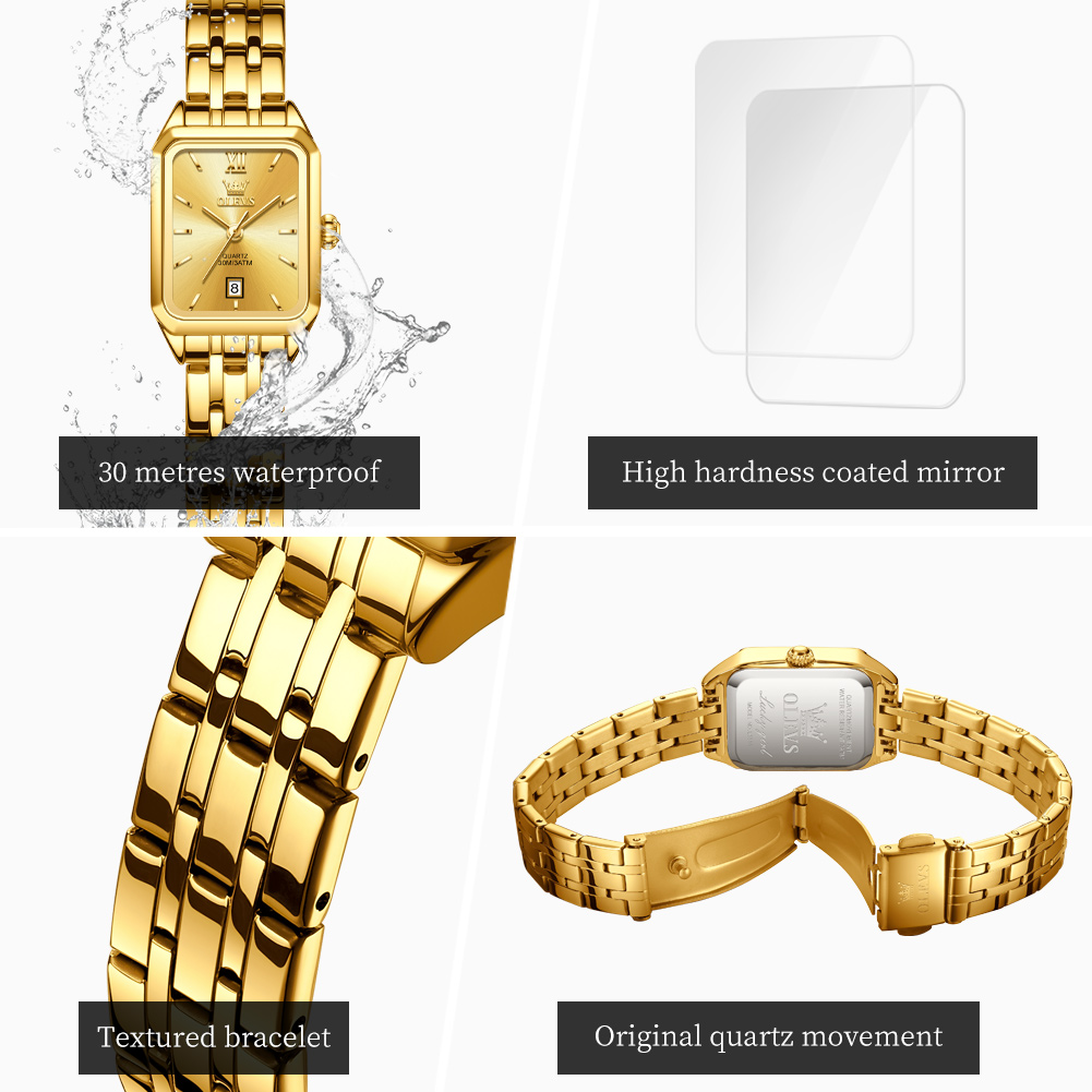 OLEVS Orologi da donna di luss - Jewelry Watches Gold recensione e prezzo