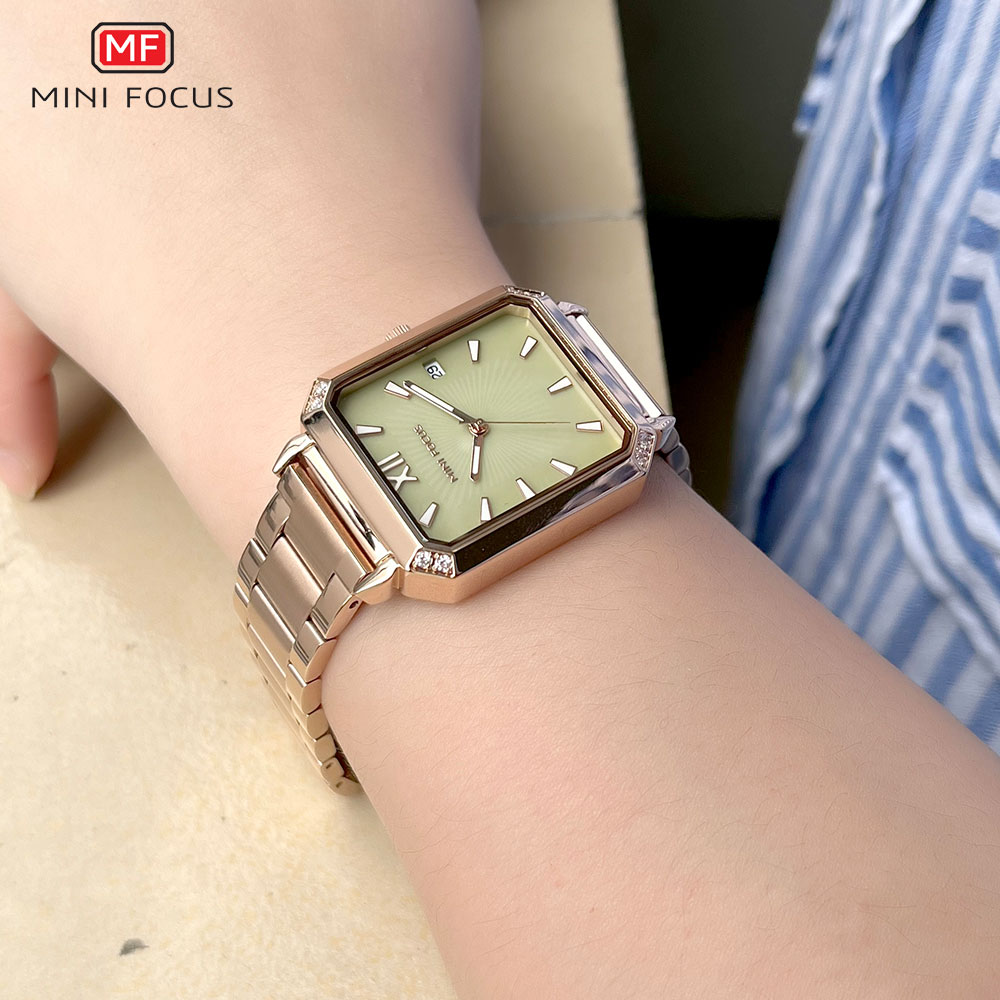 MINI FOCUS quadrante quadrato  - Jewelry Watches Gold recensione e prezzo
