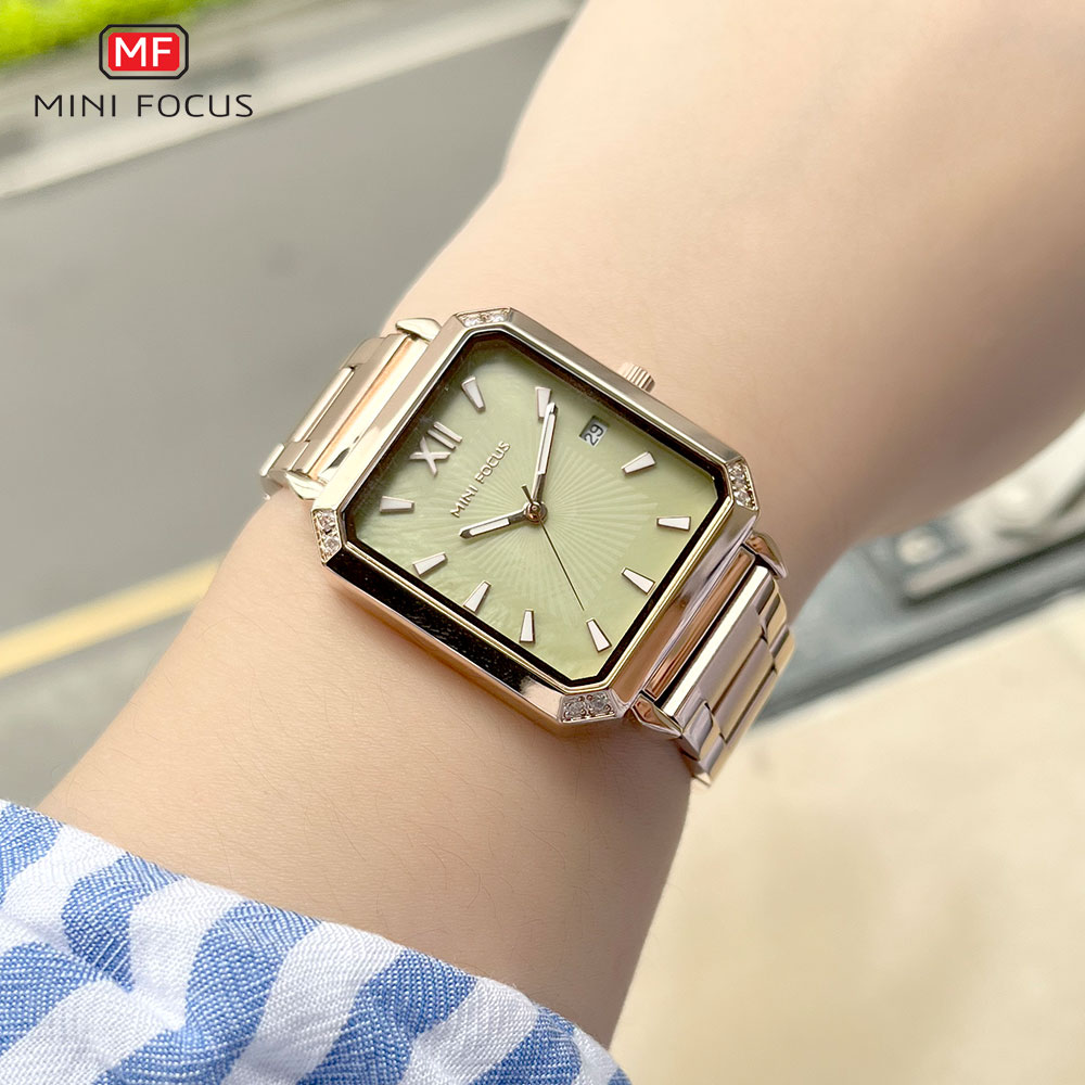 MINI FOCUS quadrante quadrato  - Jewelry Watches Gold recensione e prezzo