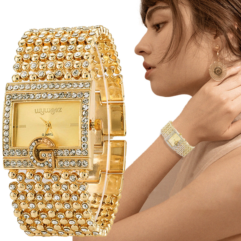 Semplici orologi quadrati in o - Jewelry Watches Gold recensione e prezzo