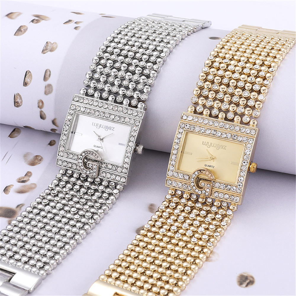 Semplici orologi quadrati in o - Jewelry Watches Gold recensione e prezzo