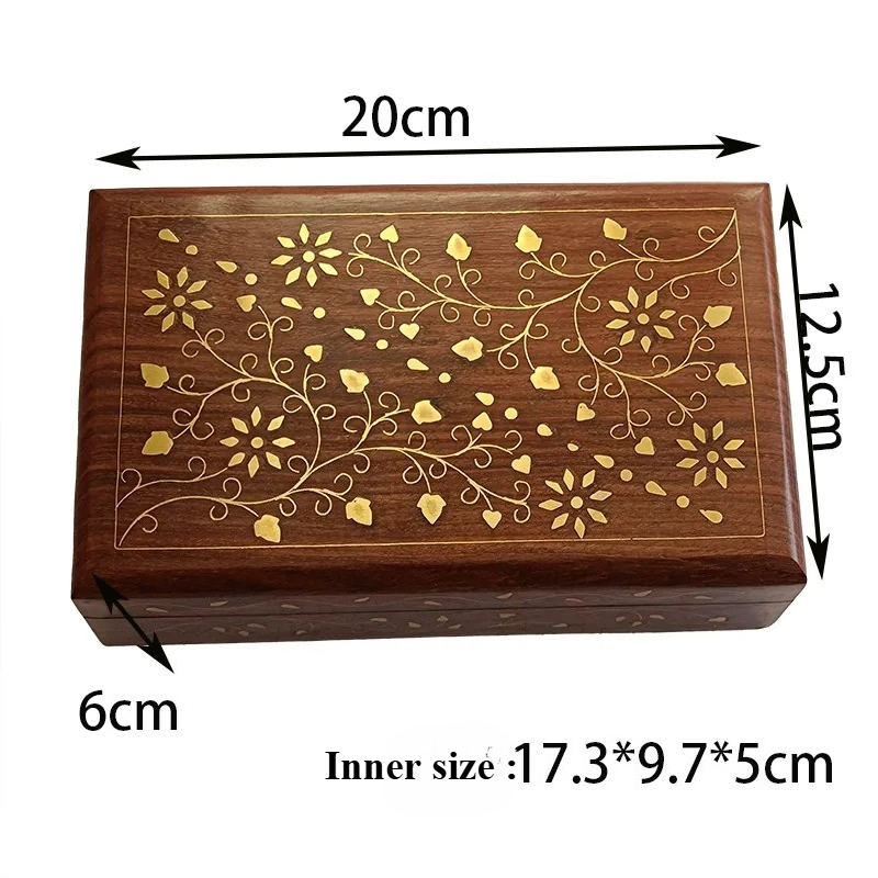 Scatola Artigianale in Legno M - Indian Jewelry Watches recensione e prezzo